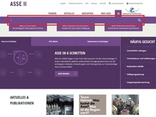 Screenshot: markiert ist das aufgeklappte Suchfeld Screenshot: markiert ist das aufgeklappte Suchfeld