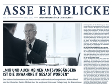 Titelblatt der "Asse Einblicke 17" Titelblatt der "Asse Einblicke 17"