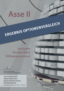 Plakat zur Ausstellung Asse II in Braunschweig