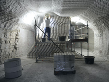 Die Verfüllung des Streckenabschnittes wird mit verschiedenen Maßnahmen vorbereitet Die Verfüllung des Streckenabschnittes wird mit verschiedenen Maßnahmen vorbereitet