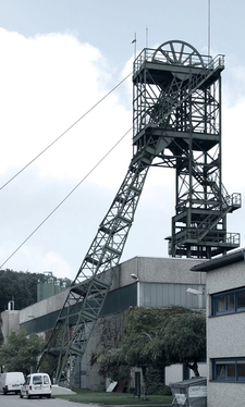 Headframe of shaft Asse II Headframe of shaft Asse II