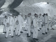 The Repository Commission views the Asse mine underground