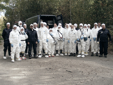 The participants of the measurement exercise in personal protective equipment