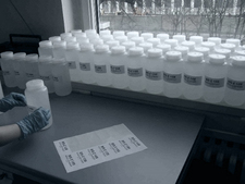Waste water samples for interlaboratory comparison measurements