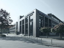 Das Gebäudes des Hauptsitzes in Salzgitter
