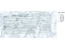 Karte mit gemessenen Werten Karte mit gemessenen Werten