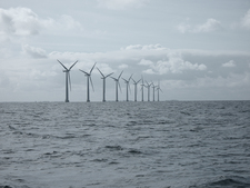 Offshore wind farm south of the Danish island of Samsö 