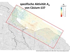 Representation of the results from the Czech-German measurement campaign near Bayerisch Eisenstein