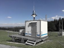 Air dust collector at the BfS monitoring station on the Schauinsland mountain