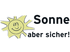 Logo: Sonne aber sicher!