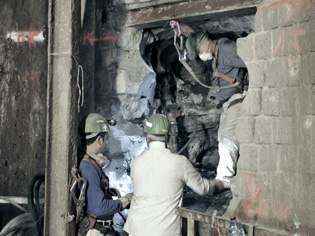 Arbeiten im Schacht Konrad 2 Arbeiten im Schacht Konrad 2