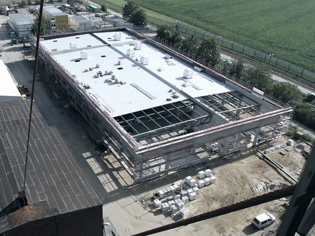 Das neue Materialwirtschaftsgebäude auf Konrad 1 Das neue Materialwirtschaftsgebäude auf Konrad 1