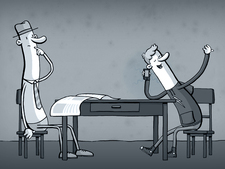 Screenshot of the video "Electromagnetic mobile radio fields"