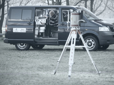 BfS staff in a measuring vehicle BfS staff in a measuring vehicle