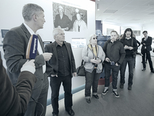 Presserundgang durch die Ausstellung mit BfS-Präsident Wolfram König und BStU-Präsident Roland Jahn