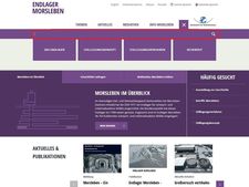 Screenshot: markiert ist das aufgeklappte Suchfeld Screenshot: markiert ist das aufgeklappte Suchfeld